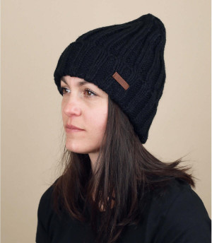 Beanie schwarz Koros beanie black